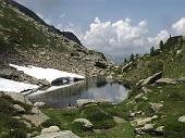 Cima Giovanni Paolo II, Laghi Gemelli e Laghetti della Paura e di Val Vegia l'11 luglio 2010